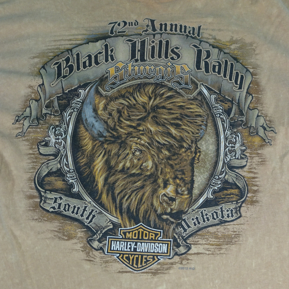 Harley Davidson Black Hills Rally South Dakota Lg - Picture 3 of 8